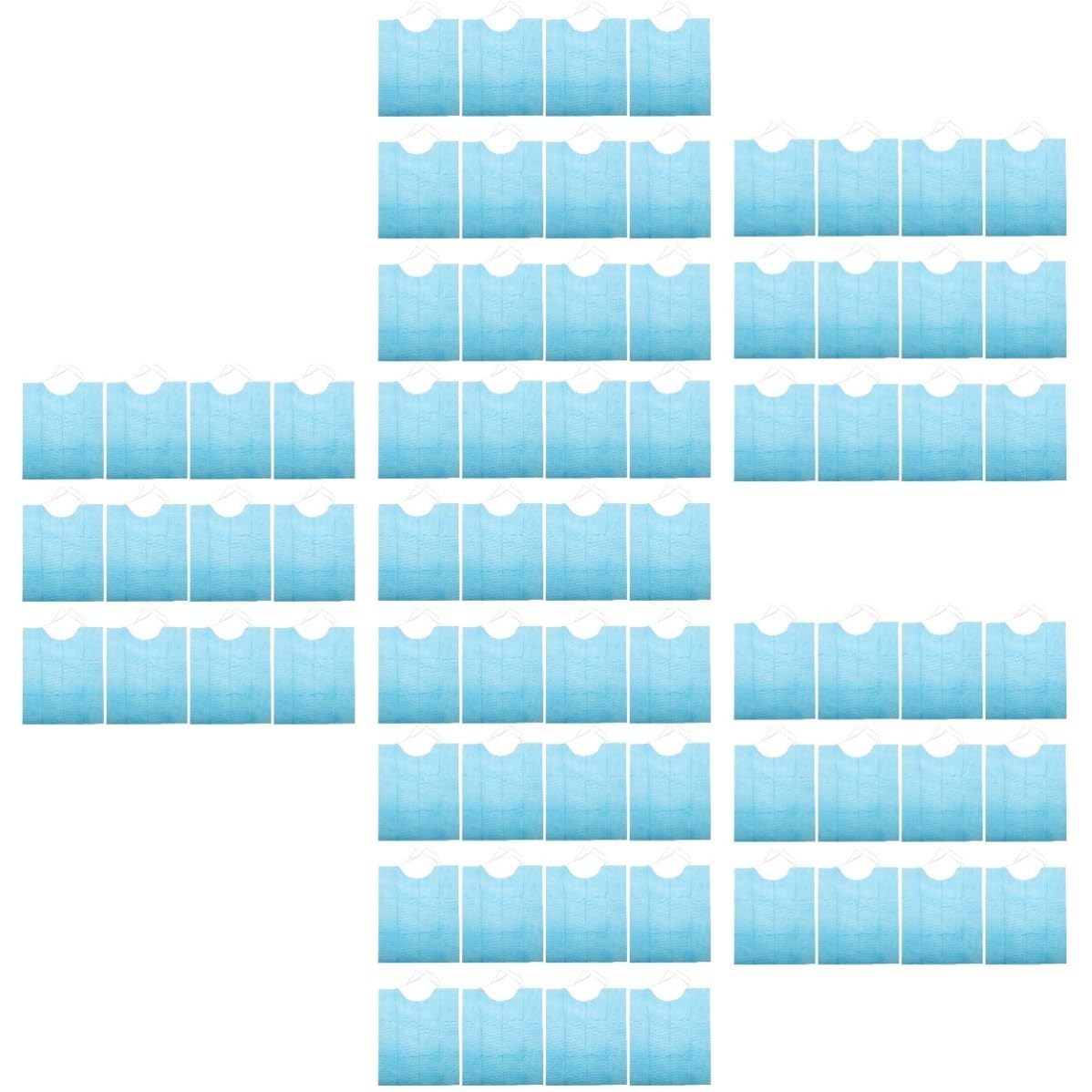 Gatuida 180 Piezas Baberos para Pacientes Desechables Azules, Dental