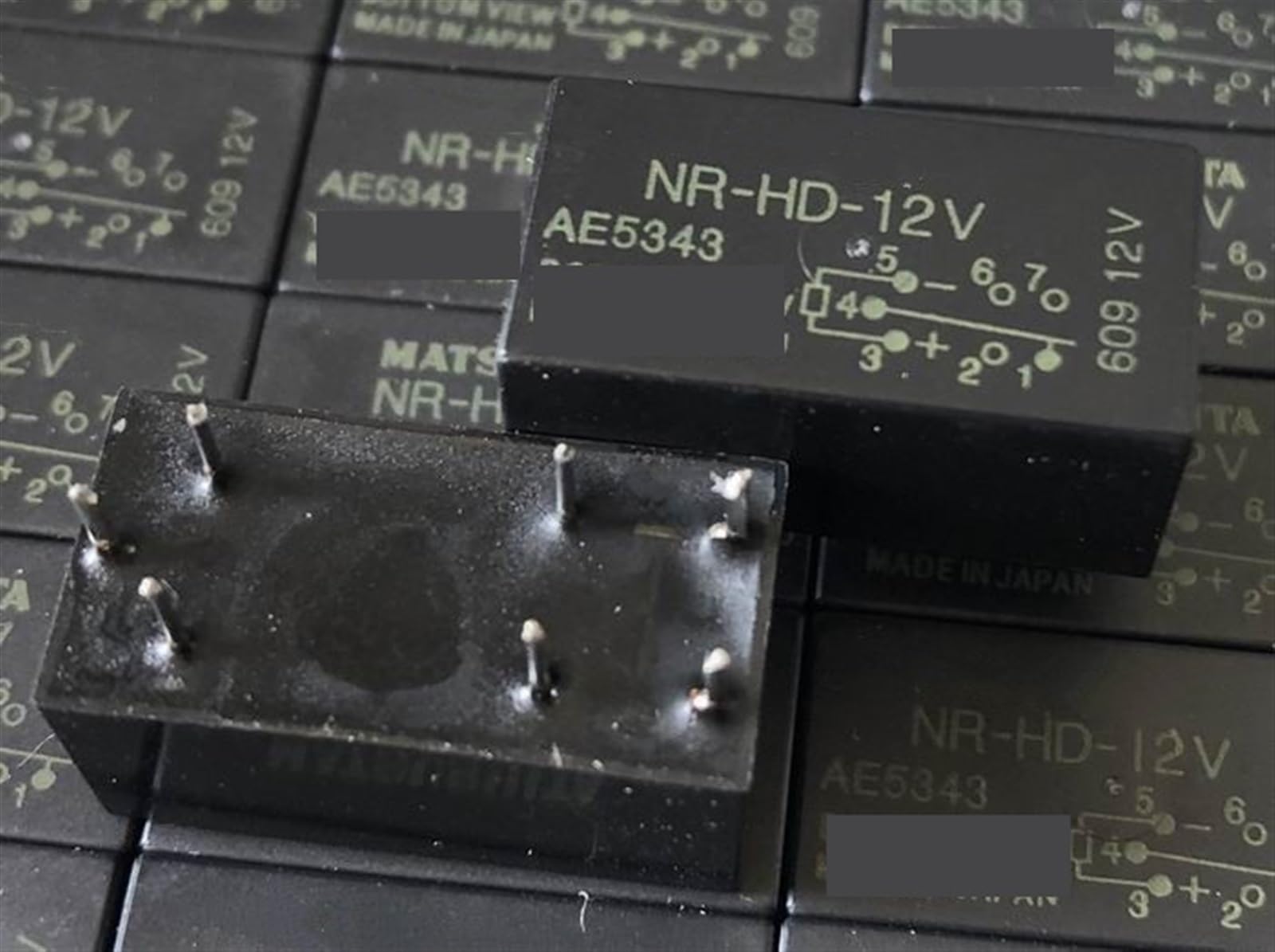 Relé NR-HD-12V AE5343 de 7 pines para recambio eléctrico de coche y moto de 12 voltios 2
