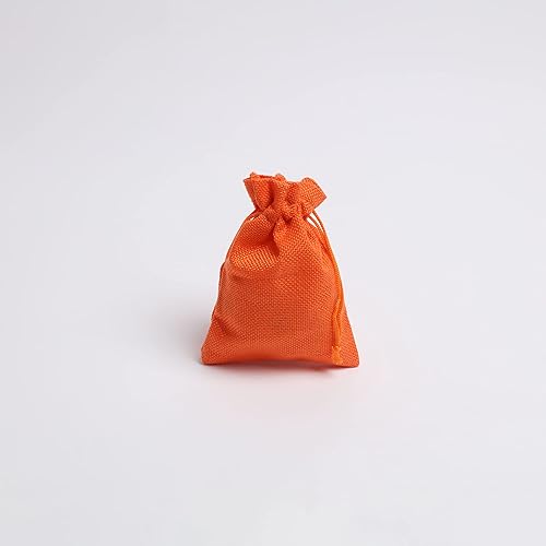 Miniatura 3 de J&Rey Home - 25 bolsas pequeñas de arpillera con cordón, bolsa de regalo reutilizable, paquete a granel para recuerdos de boda, comestibles, fiesta