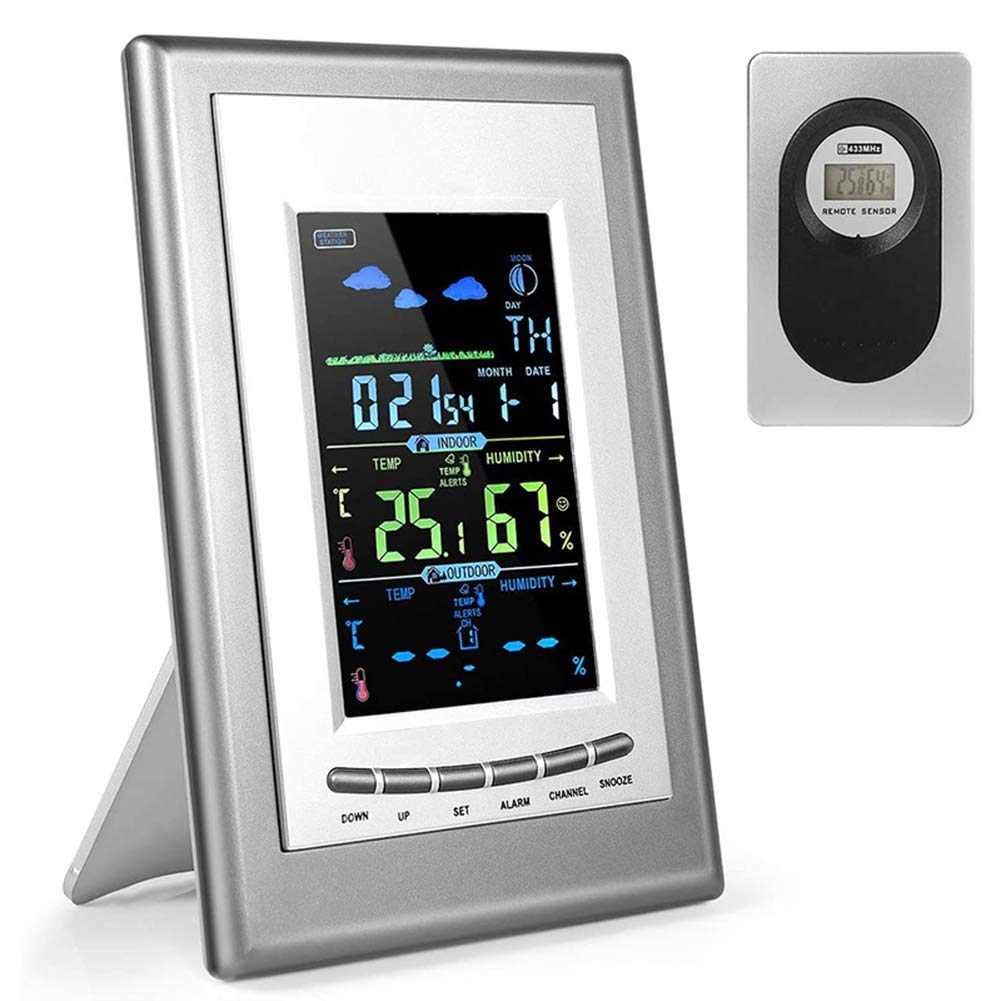 Buy Weather Station, Vertical Color Large Weather Station with Smart