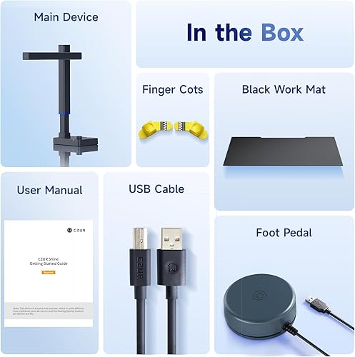 Miniatura 24 de CZUR Cubierta de asistencia de 13.14 pulgadas con gancho y bucle ajustable resistente a salpicaduras, cubierta de material de PVC para CZUR Book