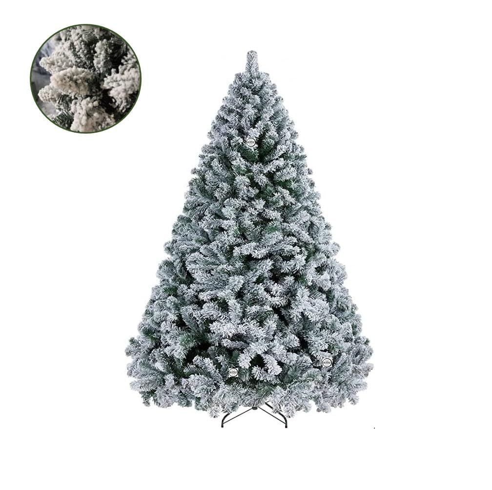 ROTEX Albero di Natale innevato ad Apertura Rapida ad Ombrello Super folto cm 270