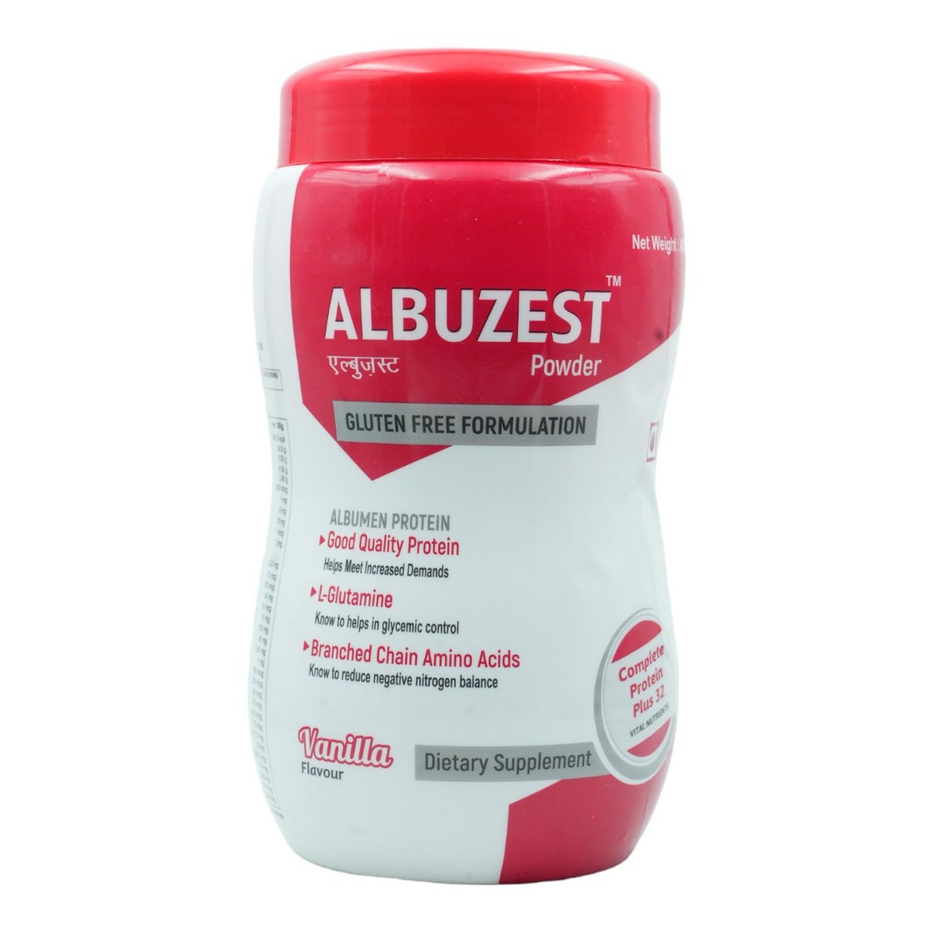 Albuzest Vanilla - Bottle of 420g Powder