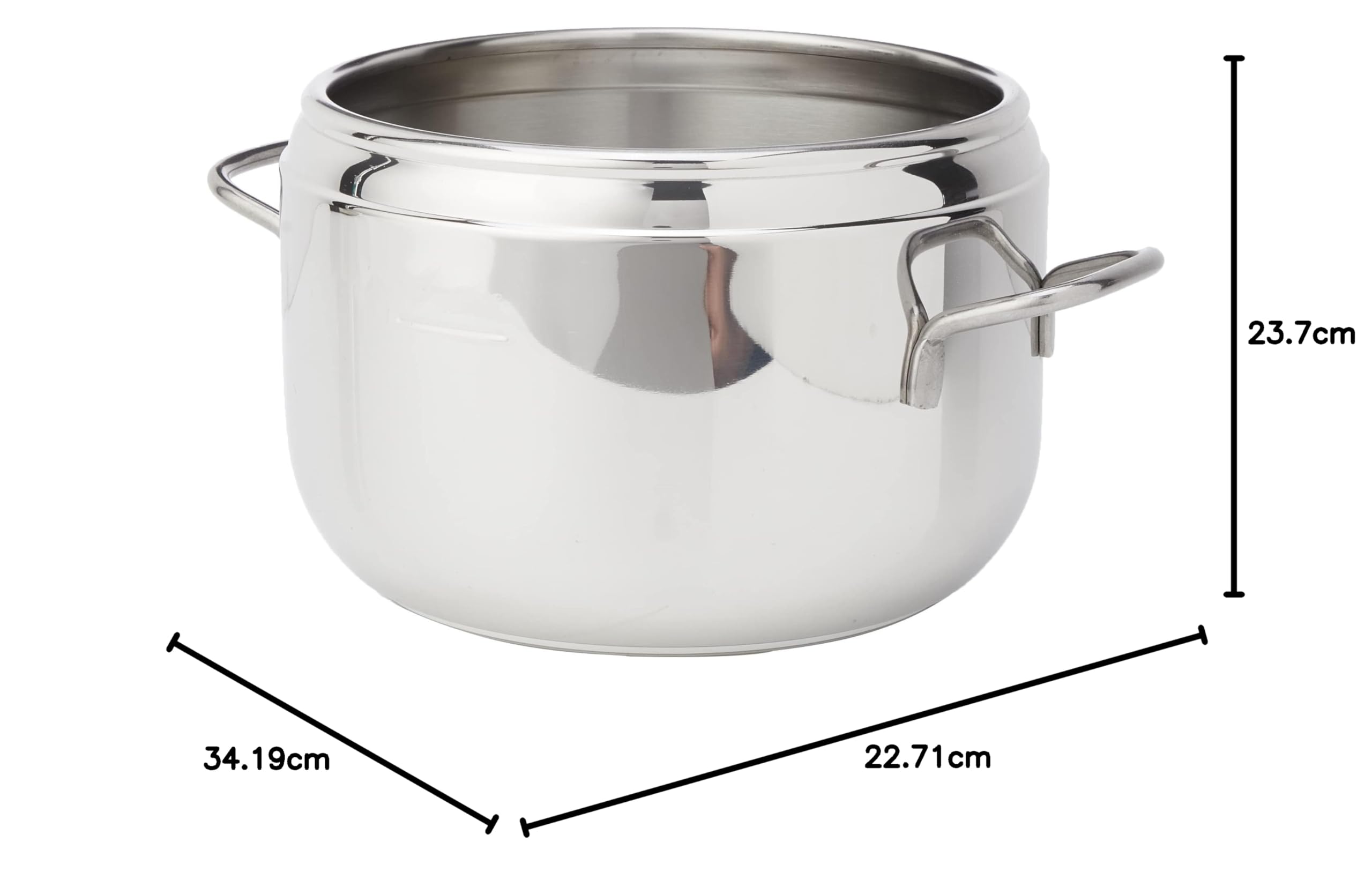 Lagostina Irradial Control Lagoeasy'Up szybkowar, 5 l, stal nierdzewna 18/10, 22 cm
