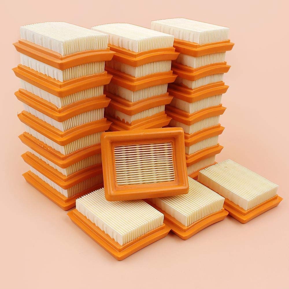25 unids/Lote Limpiador de Filtro de Aire para STIHL FS400 FS450 FS480 HT250 KM130 KM130R MM55 MM55C SP200 SP400 SP450 desbrozadora desbrozadora