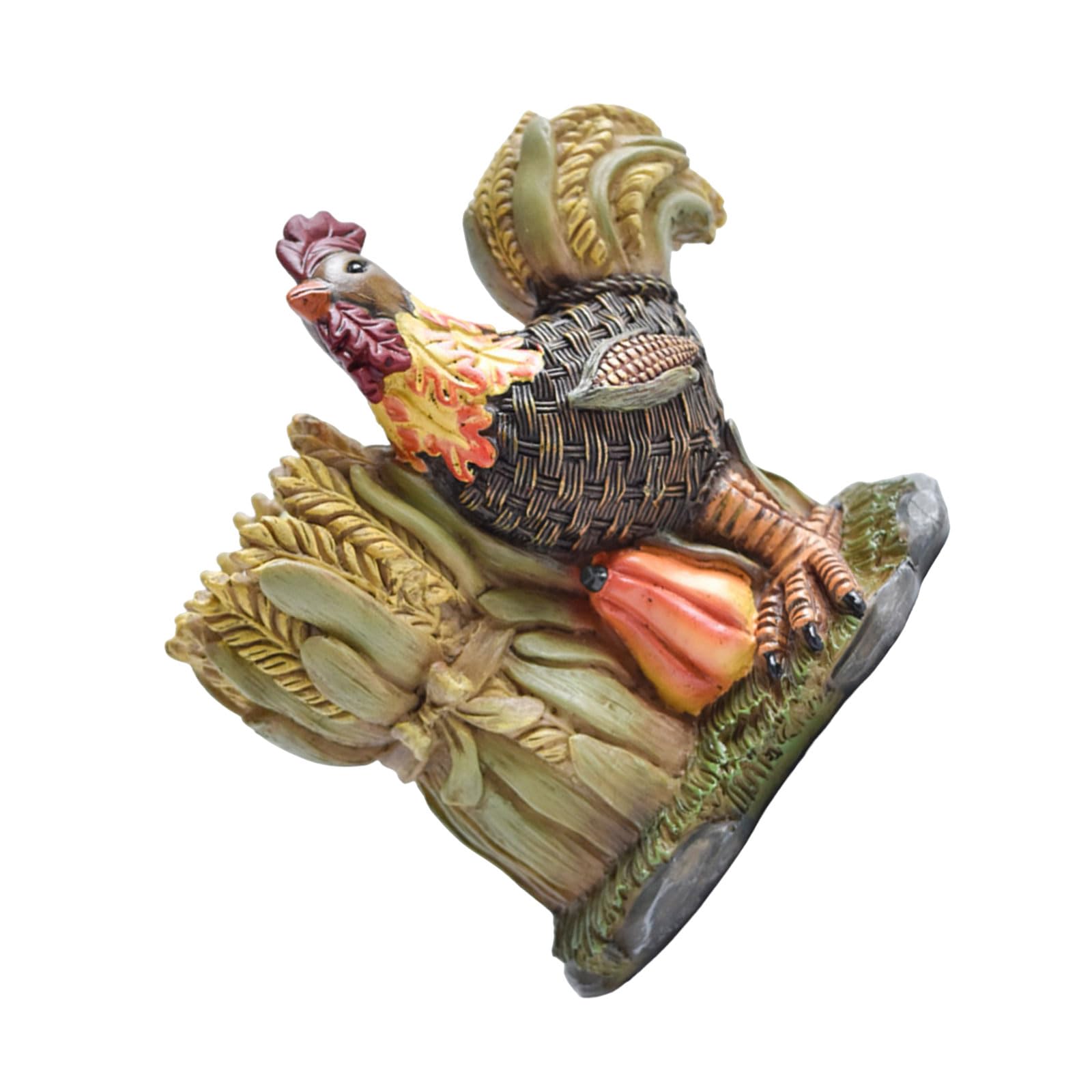 Hsioluted Halloween Miniature Pumpkin Figurines Resin Pumpkin Ornaments Halloween Garden Adornments Dolls Miniature Decorss