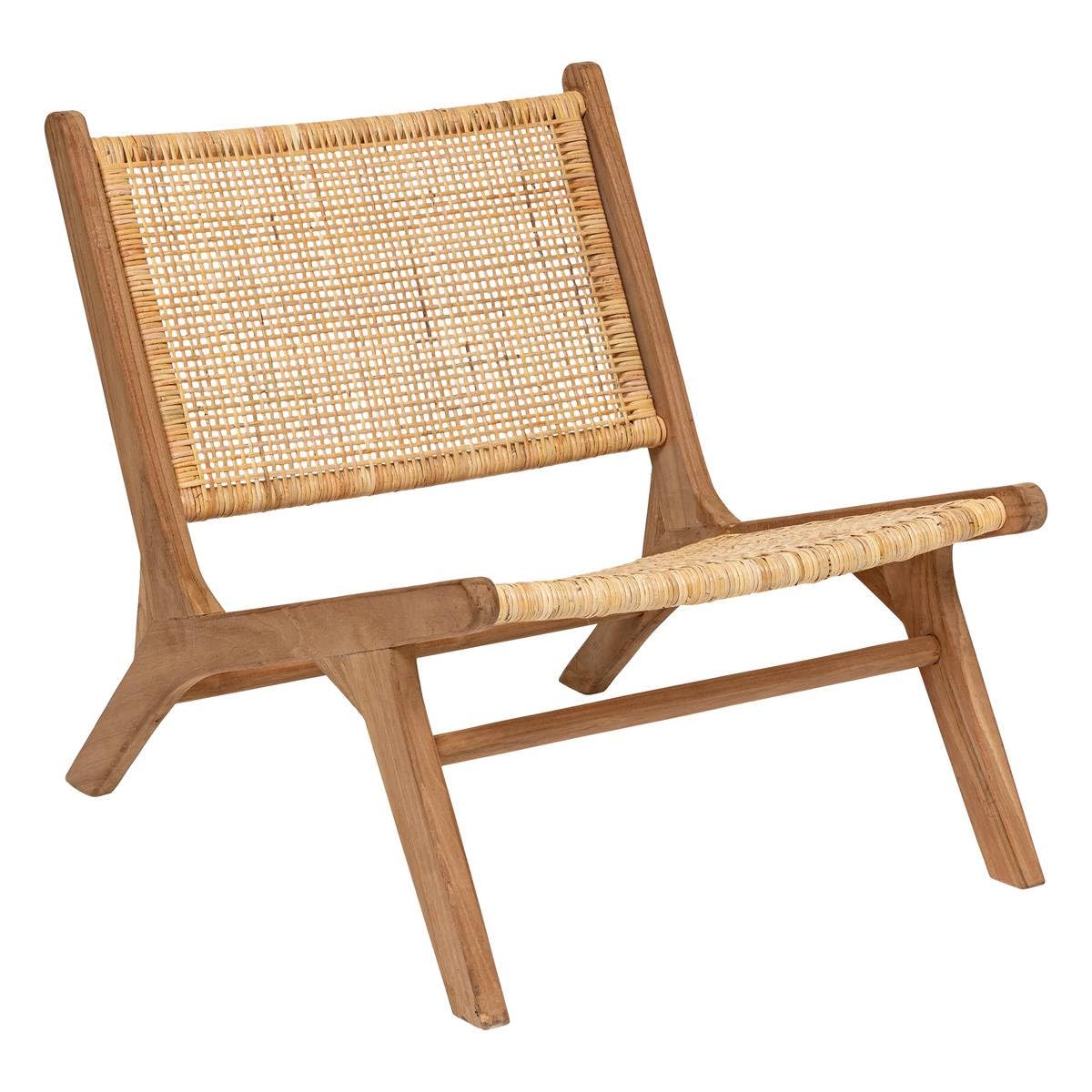 Atmosphera - Fauteuil Timor - Teck et rotin