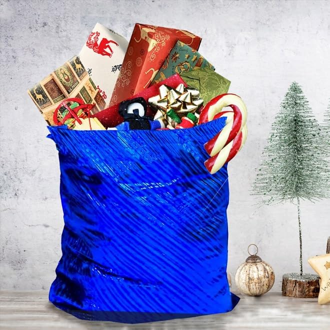 Miniatura 9 de K-Kraft Bolsa de regalo reutilizable de 26 x 35.5 pulgadas, fácil de usar, disponible en tres tamaños, ideal para Hanukkah, día de San Valentín,