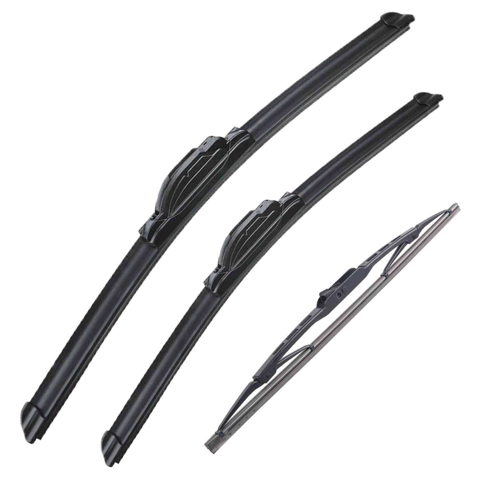 Sponsored Ad - 3 wipers Replacement for 2018-2020 2021 Chevy Equinox, Windshield Wiper Blades Original Equipment Replacement - 24"/18"/13" (Set of 3) U/J HOOK