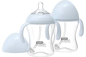Baby Self Grip Bottles with Nipples and Measurements