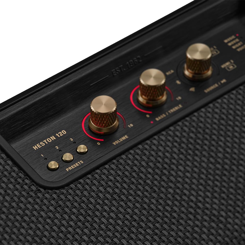 Amazon.co.jp: Marshall サウンドバー HESTON 120 ブラック Dolby