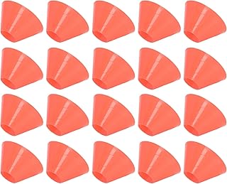 BAOK Señales de Entrenamiento de Fútbol, ​​Color PE Brillante Barrera de Entrenamiento de Fútbol Resistente Al Desgaste para Escuelas (Rosa)