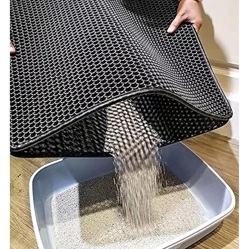 Tapete Higiênico Coletor de Areia para Gatos – Impermeável, Antiderrapante e Fácil de Limpar | Desig