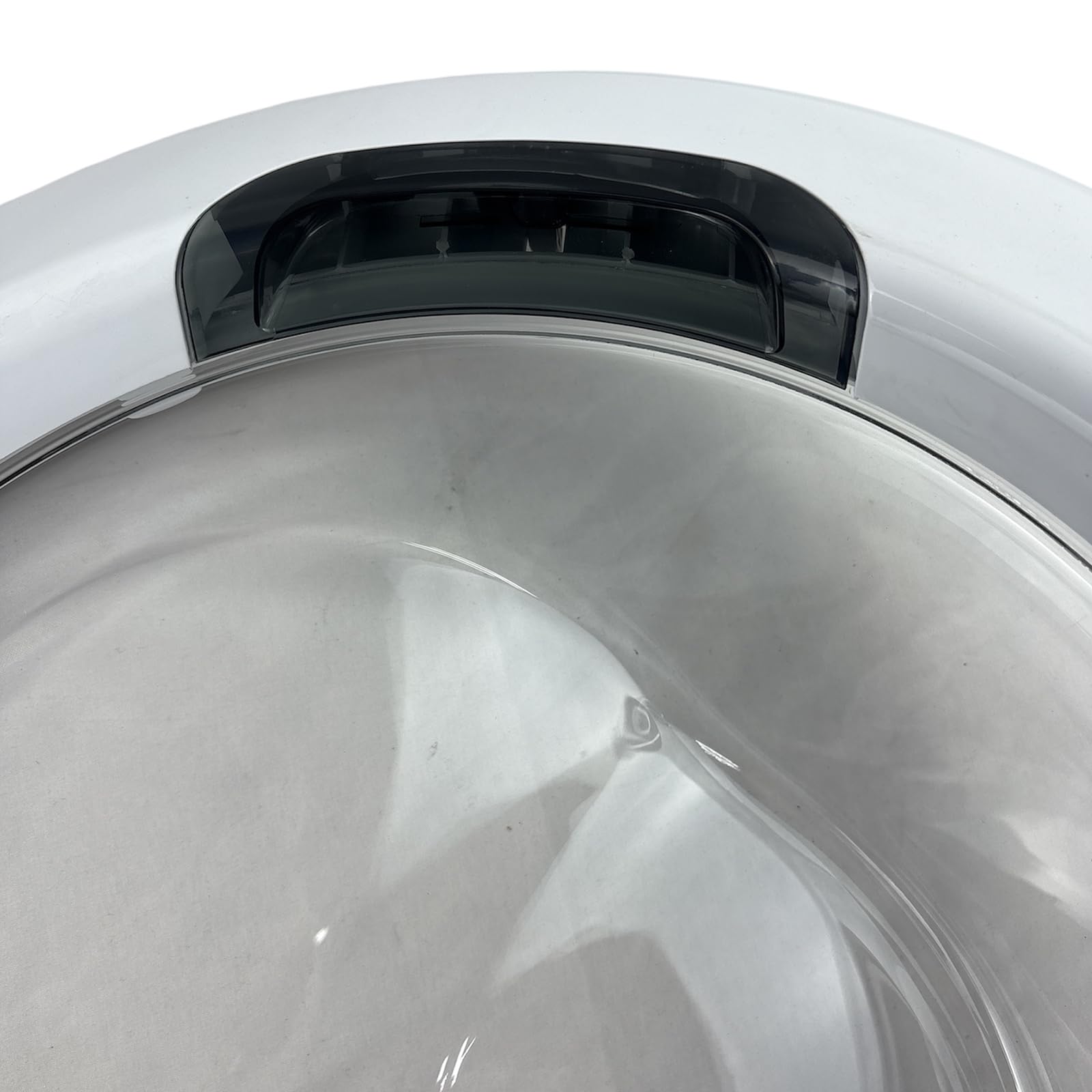 eRicambi® Ventana completa compatible con lavadora Candy – Cristal, marco y bisagra incluidos – 485 x 135 mm – Repuesto apto para los modelos CS1282D3, CS14102D3, CS1482D3 y otros