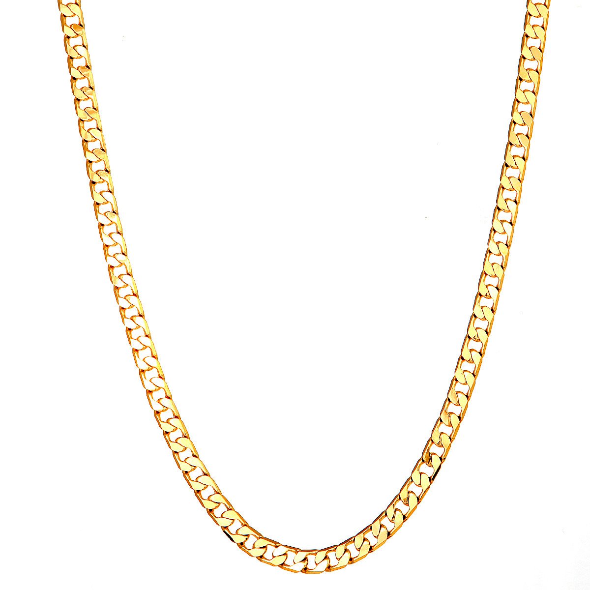 Collier chaîne cubaine or 18k, le cadeau punk idéal unique