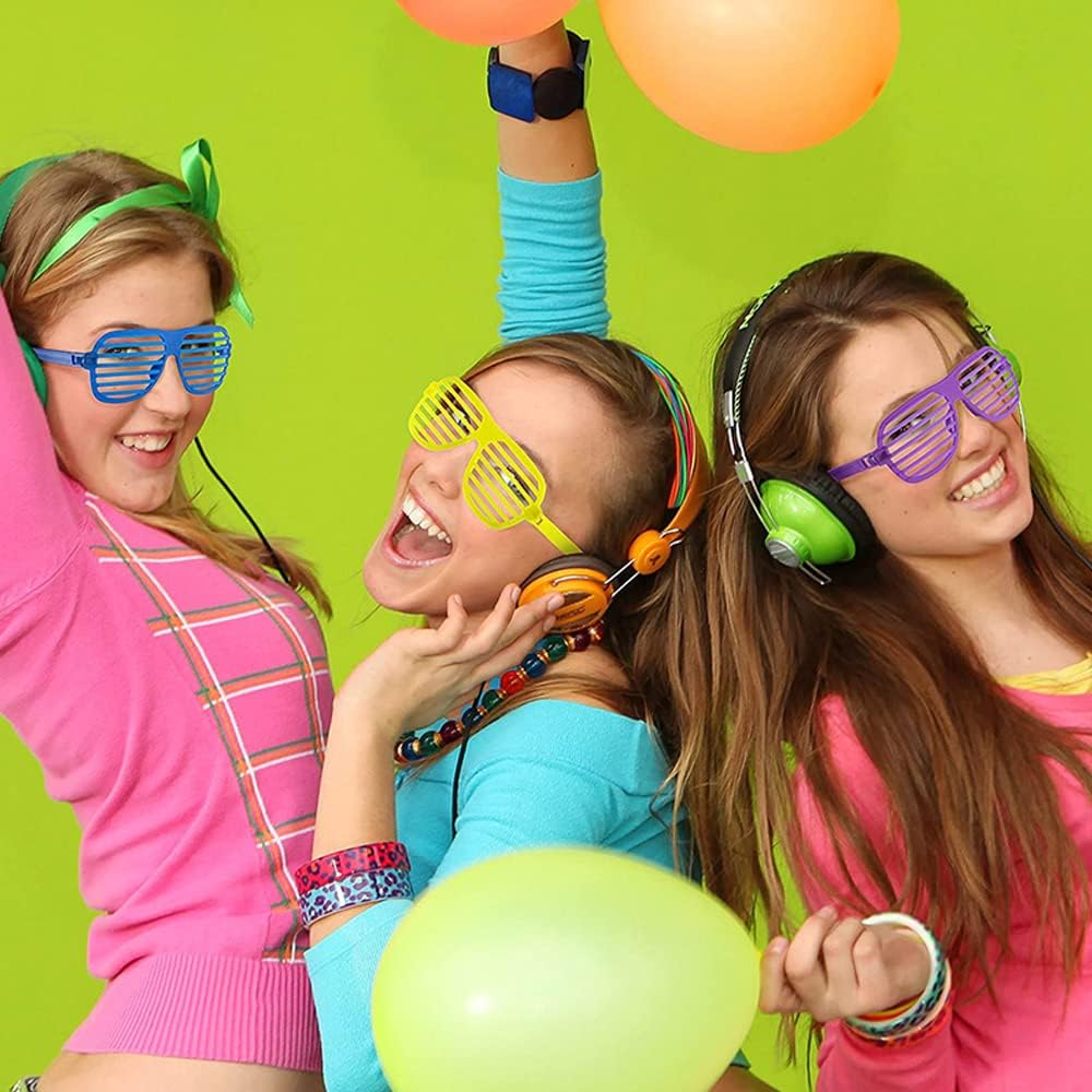 16 Piezas Instrumentos Inflables Rock Colorido Inflable Guitarra Micrófonos Saxofón Inflable Piano Inflable Bajo Inflable Gafas de Radio + Bomba de Aire para Celebraciones Carnaval