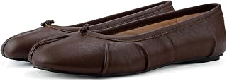VBDB Tabi Ballet Flats for Women Dressy Casual Shoes Split Toe Wide Flats Light Weight Japanese Shoes