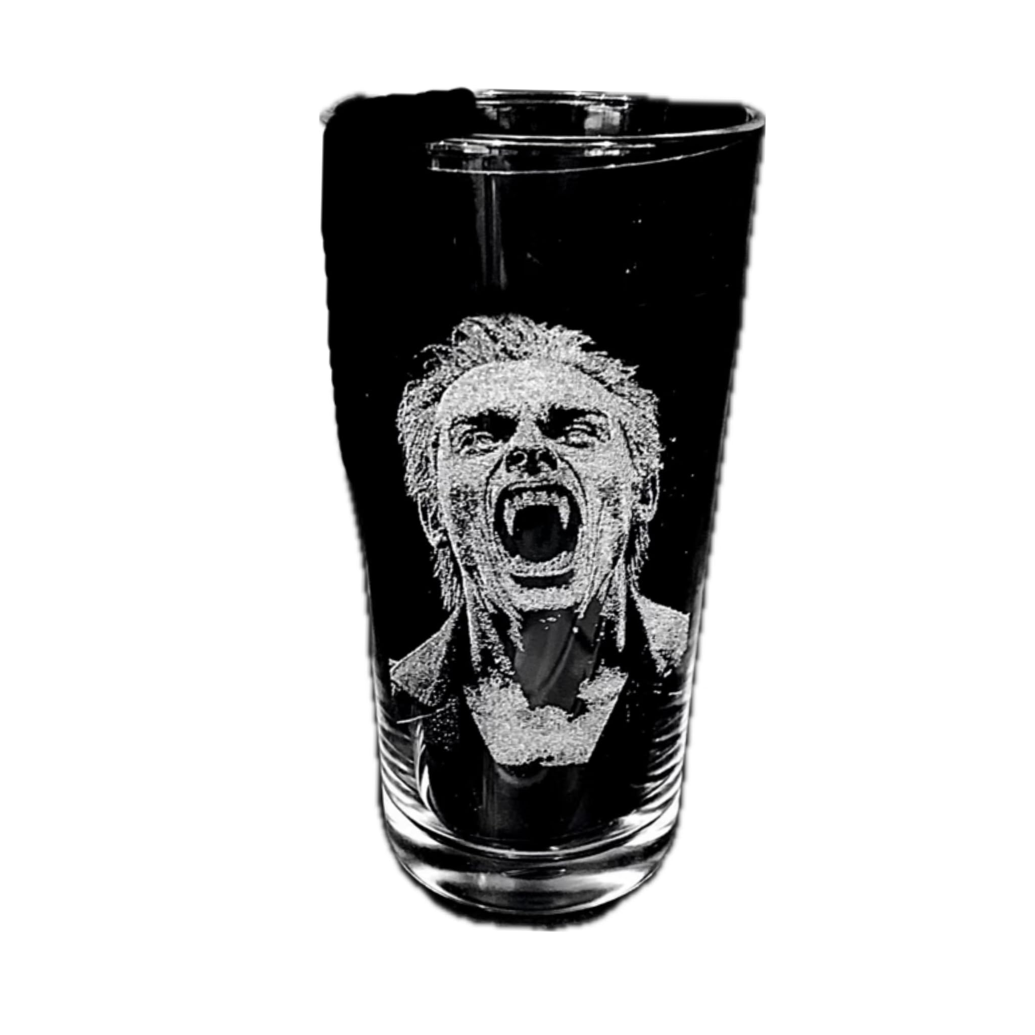 Mythology, Magic, Fantasy, Enchantment Engraved Glass - Personalised Etched, Gift, Wine, Pint, Whiskey, Gin, Decanter Cup Shot Christmas, Birthday, tankard Coffee Mug, Beer, Set (Vampire 1)