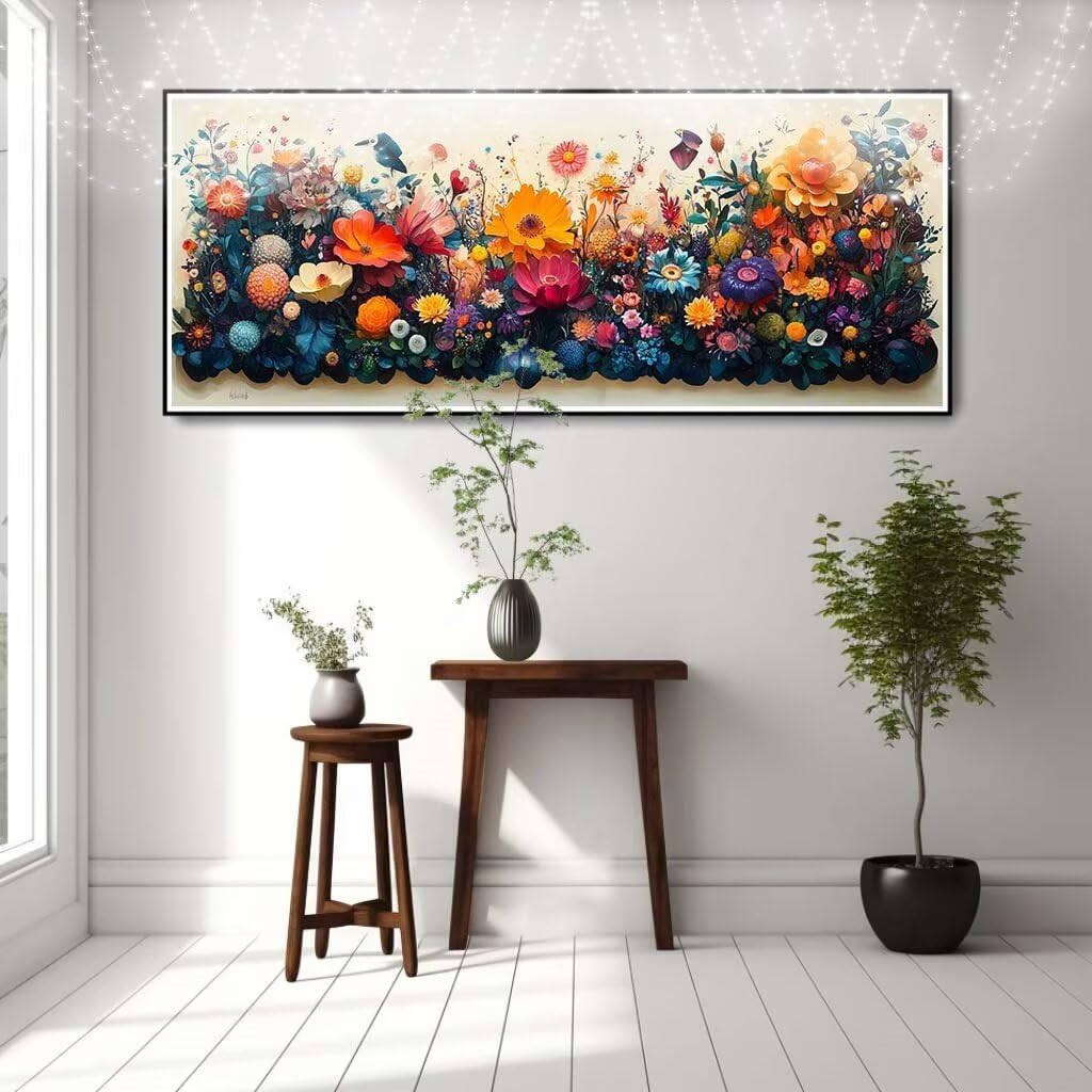5D DIY zestaw do malowania diamentami, wróbel, diamentowy obraz dla dorosłych duży 50 x 125 cm, DIY mozaika haft ścieg krzyżykowy zestaw do malowania diamentami, malowanie diamentowe dla dzieci do