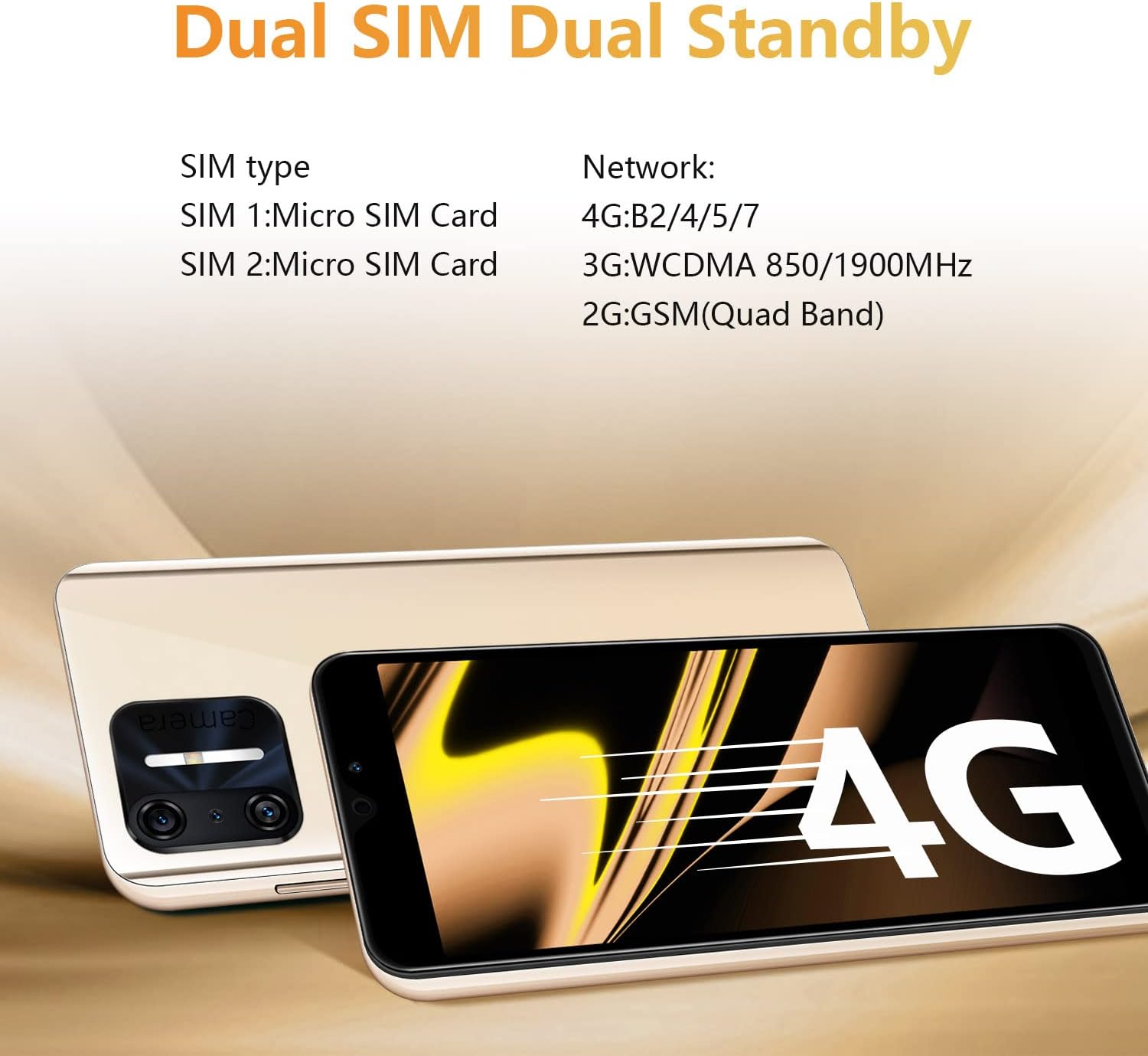 Xgody X13 Smartphone front and back view