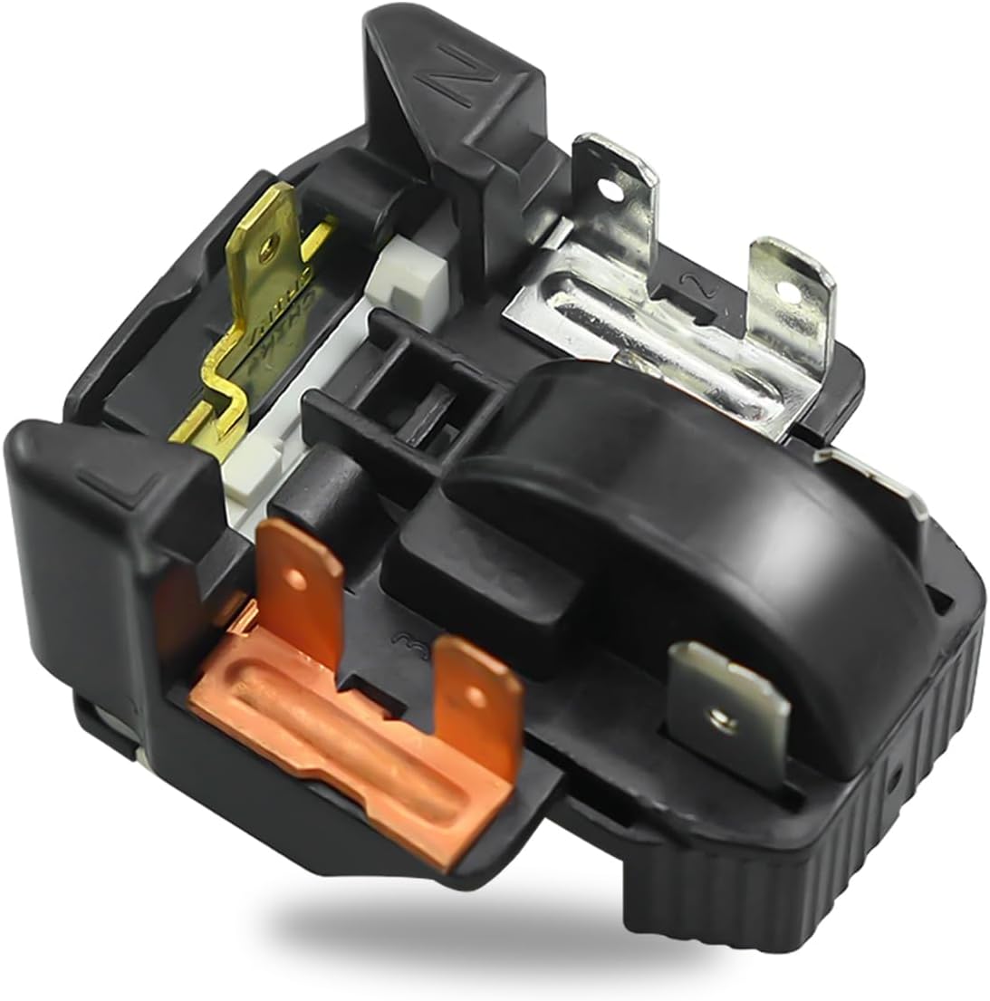 5304520509 Refrigerator Start Relay and Overload Protector Compressor Electricals Kit Fit for Frigidaire Refrigerator FFHT1425VB FFHT1425VB FFHT1425VW K00462152A