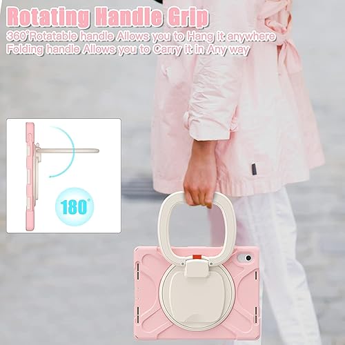 Vista 56 de Funda para iPad (A16) de 11 pulgadas 2025, Aslo para iPad 10 de 10.9 pulgadas 2022, funda resistente a prueba de golpes, soporte giratorio, soporte