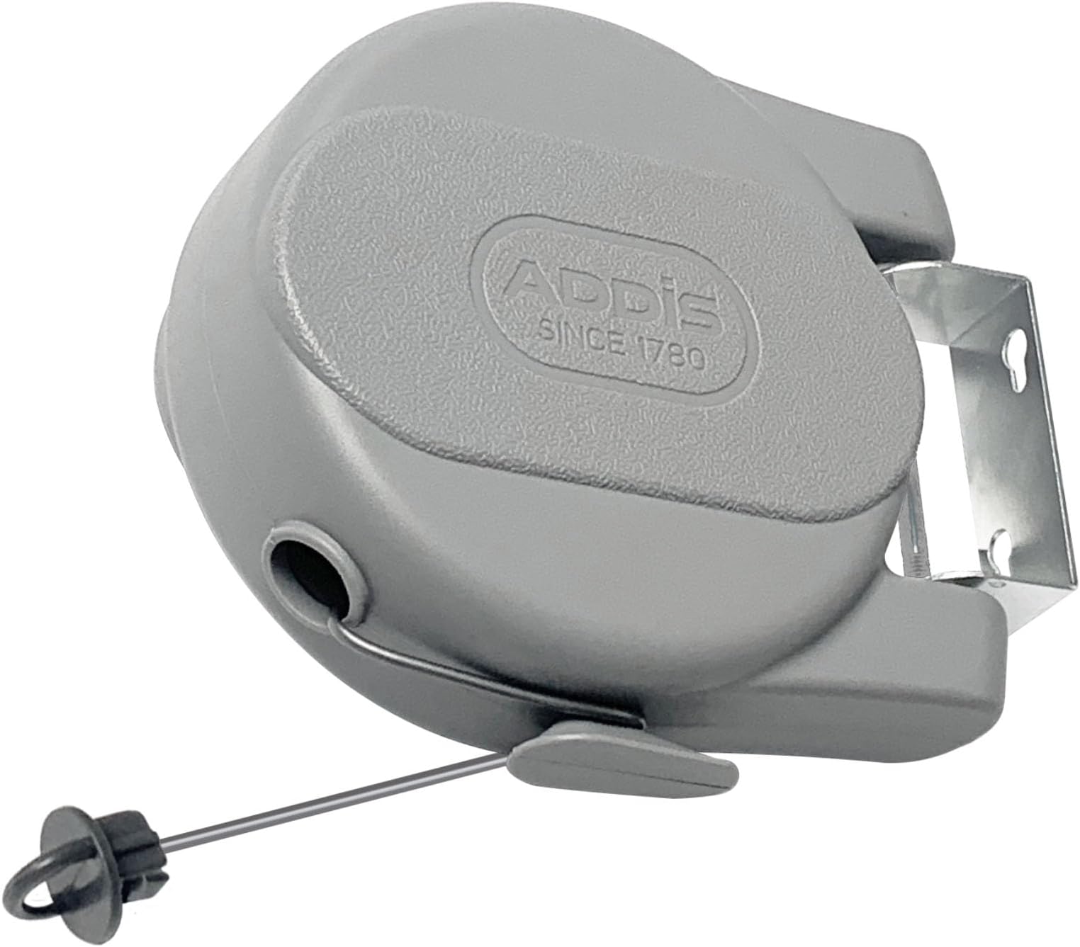 Addis Retractable Outdoor Space-saving Laundry Clothes Washing Line, up to 15 m Single Line, Grey