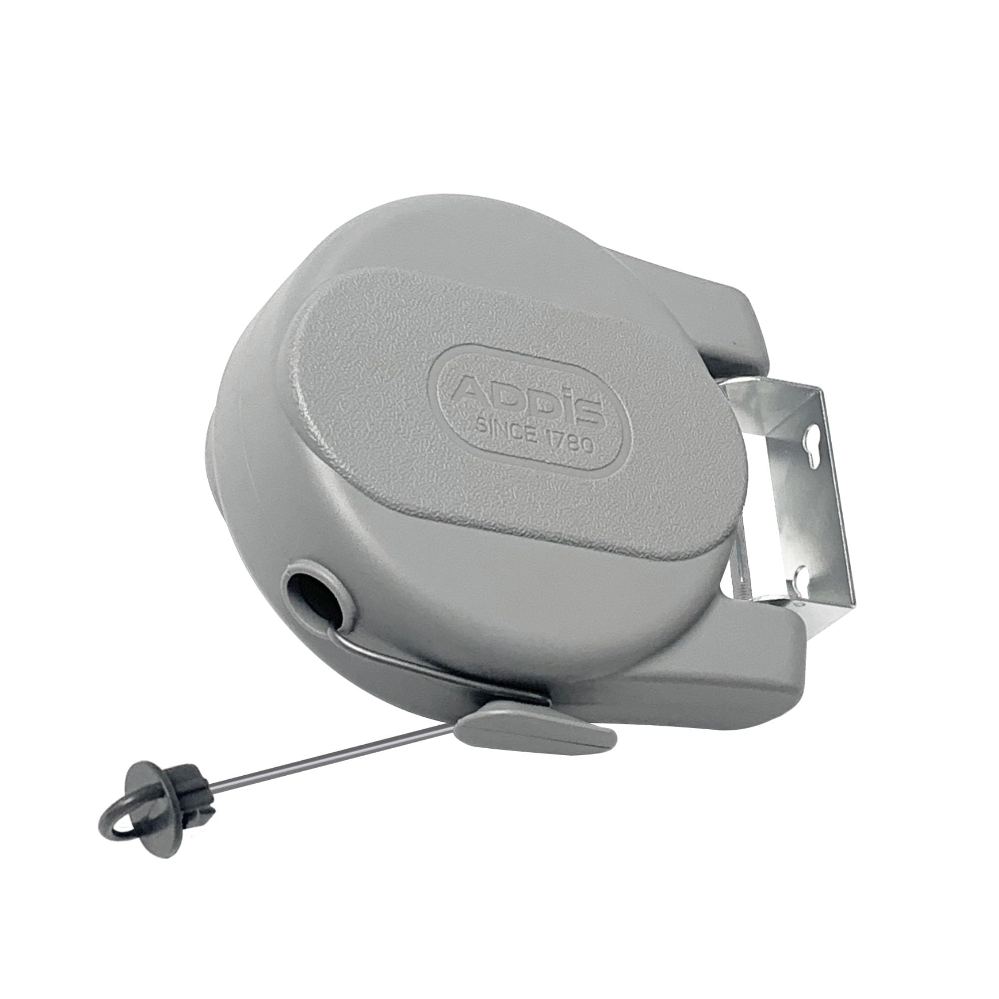 Addis Retractable Outdoor Space-saving Laundry Clothes Washing Line, up to 15 m Single Line, Grey