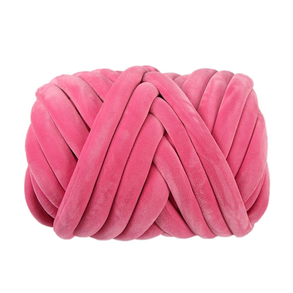 Gruba włóczka wełniana, 1000 g, Chunky XXL Yarn do dziergania na ręce, przędza do dziergania na ręce, nieporęczna przędza dla początkujących, do szydełkowania, koców, poduszek, koszyków dla zwierząt