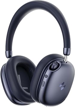 havit SPACE S1 Adaptive Active Noise Cancelling Headphones, LHDC Bluetooth 6.0 Hi-Res Wireless Over Ear Bluetooth Headphones with 5 Mic ENC, 100H Playtime, Overhead Headphones with Spatial Audio