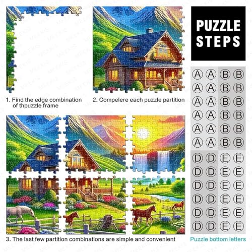 Rompecabezas de 1000 piezas ideal para decorar tu hogar con un paisaje de atardecer 4