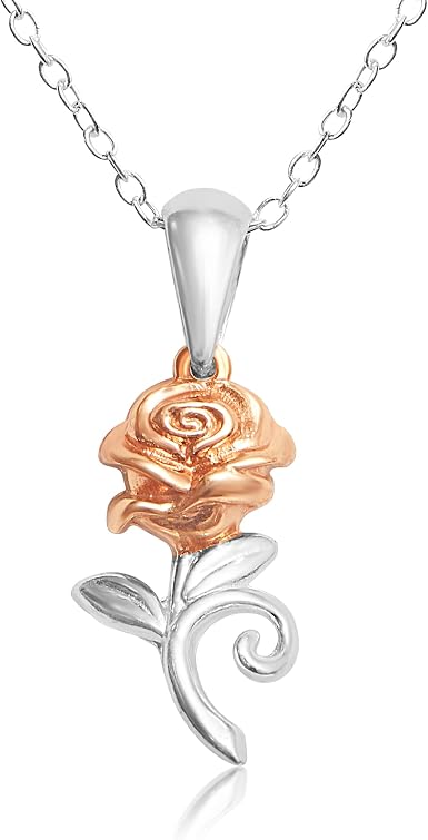 Rose Pendant Necklace, 18\