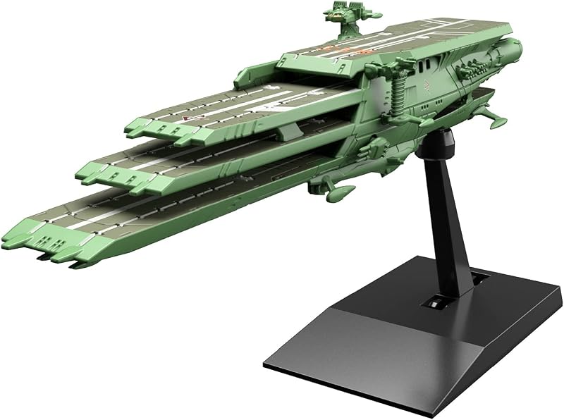 Bandai Hobby - Yamato 2205 - #02 Guipellon Class Multiple Flight Deck Astro Carrier Balmes for Deep Space Task Fleet, Bandai Spirits Mecha Collection Model Kit