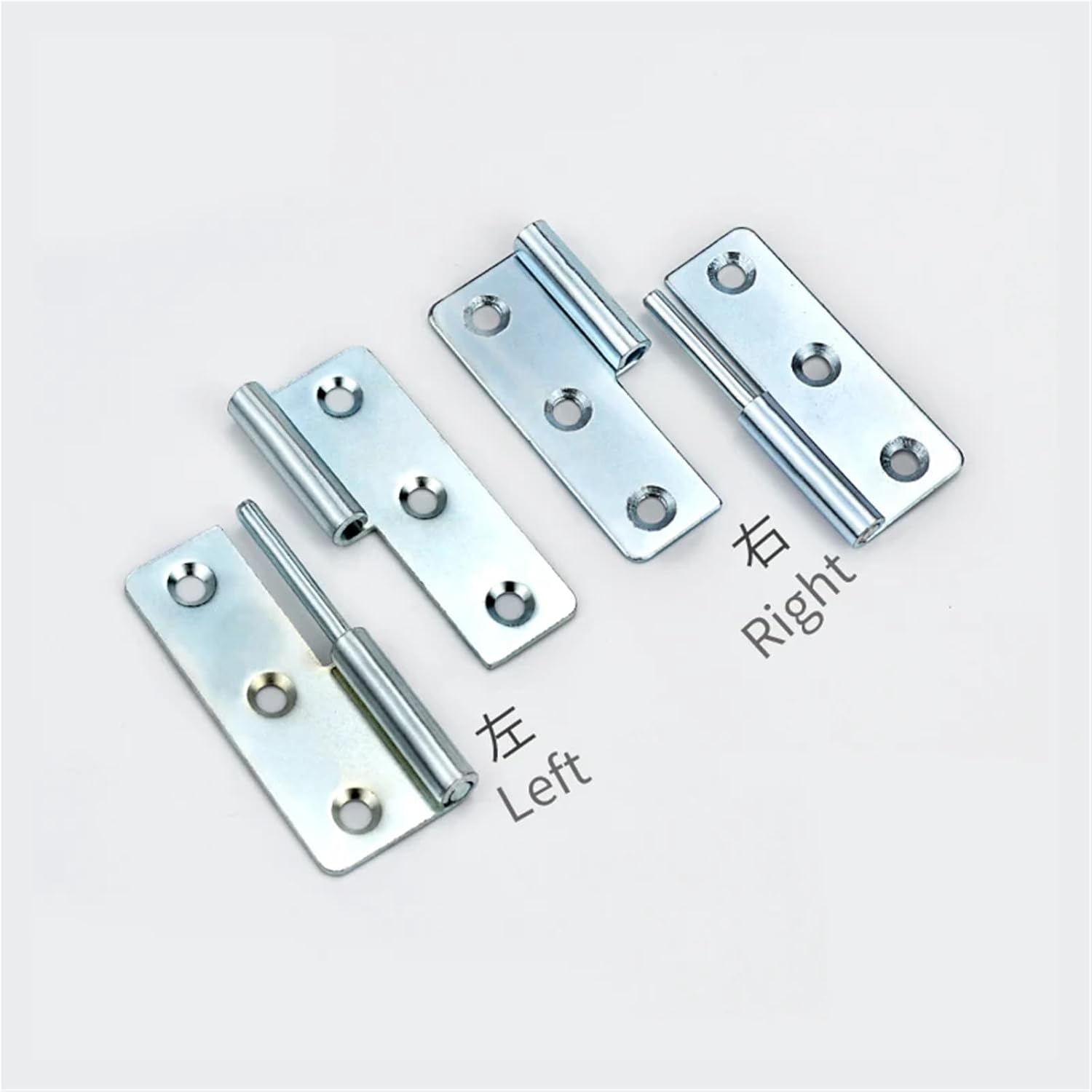 Iron Cabinet Welding Detachable Hinge Small Door Hinge Industrial Door Flag Hinge CL223-3 1Pcs(Right-Iron)