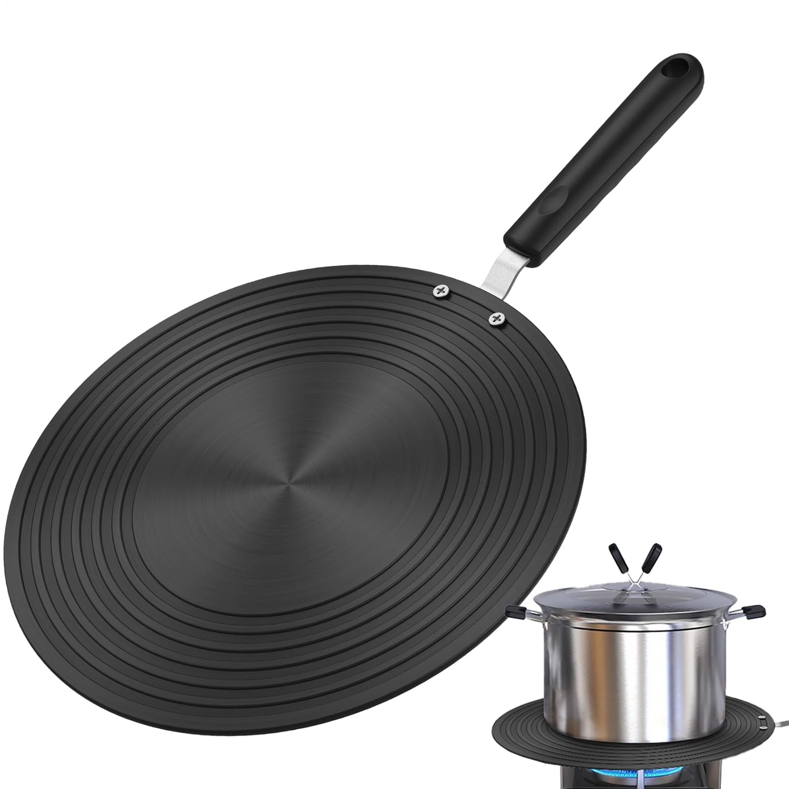 Placa Adaptadora Para Inducción,Protección Para Utensilios De Cocina Y Conducción Térmica - Adaptador Para Placas De Inducción Con Bandeja Difusora Para Amantes De La Cocina
