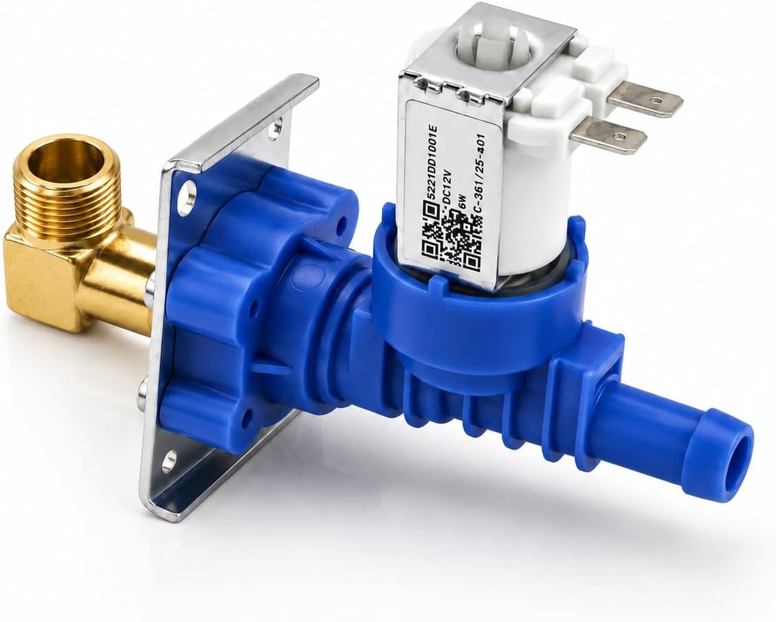 5221DD1001E Dishwasher Water Inlet Valve Assembly, Compatible with LG and Kenmore Dishwashers, Replaces 5221DD1001C 5221DD1001A AP5804631 2977831 PS8769826