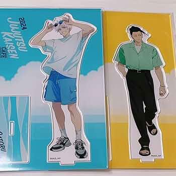 呪術廻戦　アニメイトカフェ　韓国　五条悟　夏油傑　アクリルフレーム 呪術廻戦 アニメイトカフェ 韓国 五条悟 夏油傑 アクリル