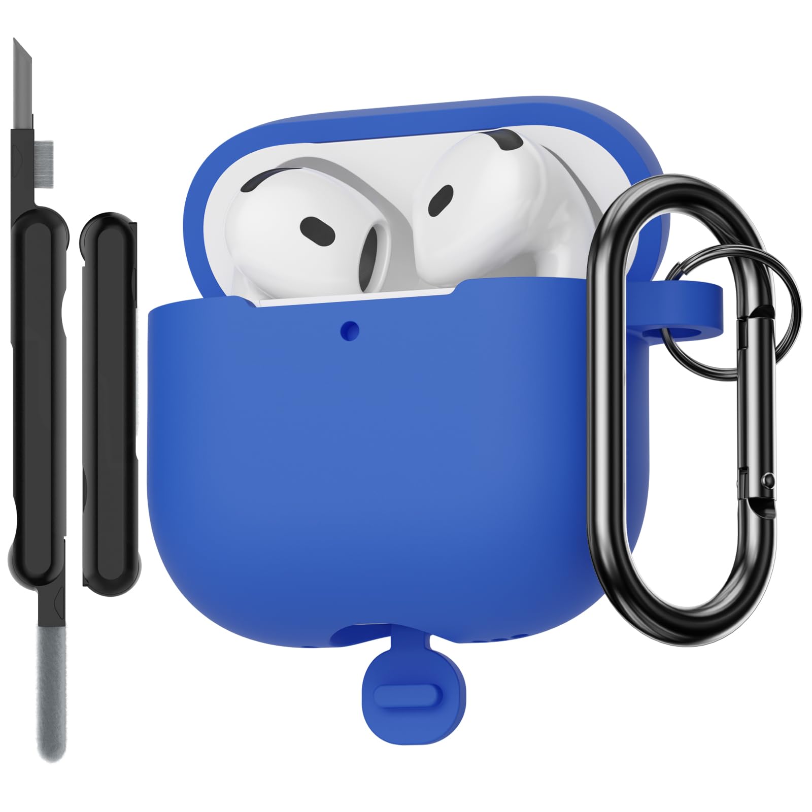 Funda para AirPods Pro 3 (2025) Case Cover, Anti-rasguños Fundas Protectora de Silicona Compatible con Airpods Pro 3.ª Generación con Kit de Limpieza e Lanyard de Silicona, Cloud Grey — view 27