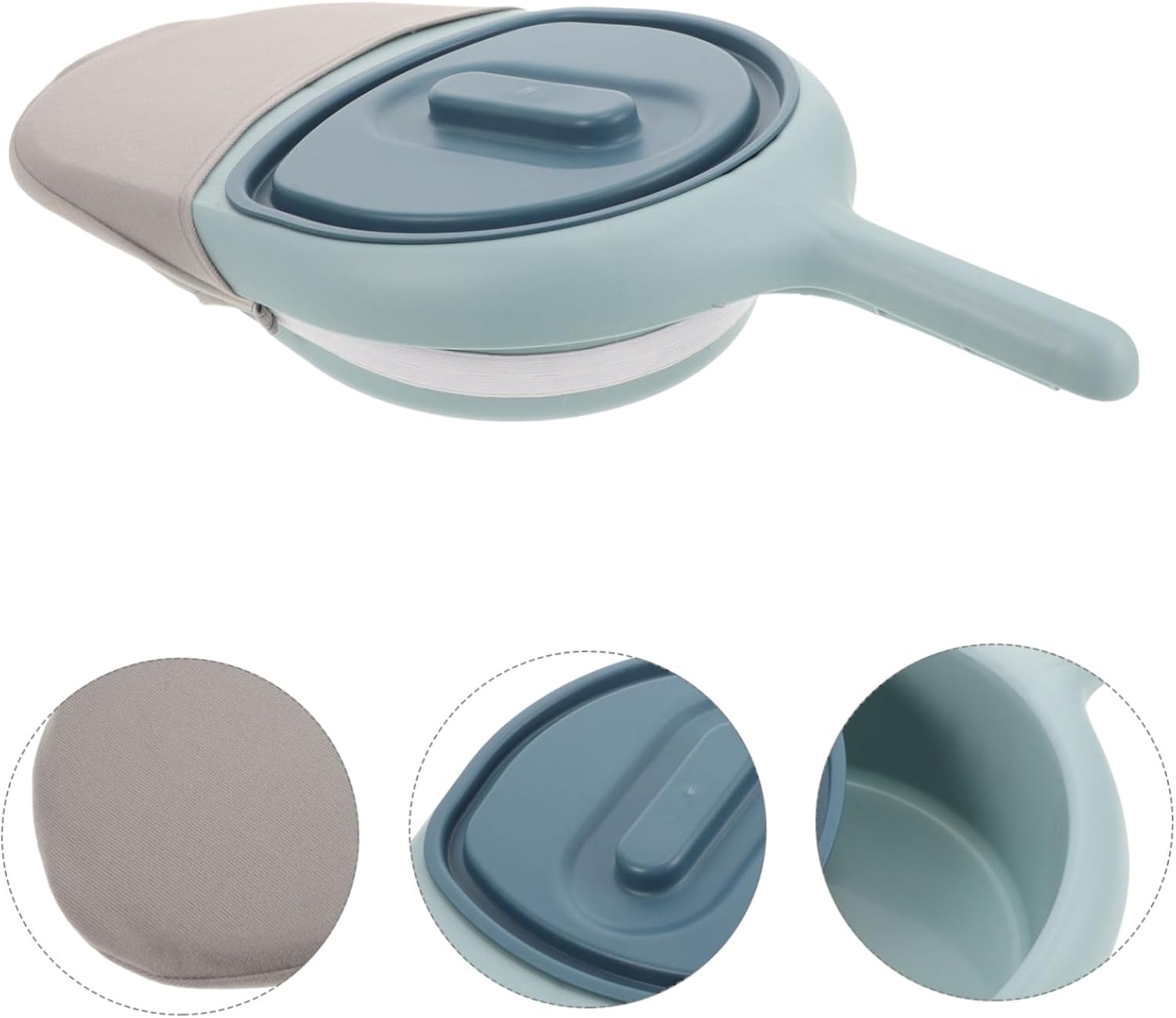 Bariatric Bedpan for Men Women Bed Pan for Toilet Plastic Bedpan Handle Patient Urinal Lightweight Easy to Clean for Home Car Camping Random Color