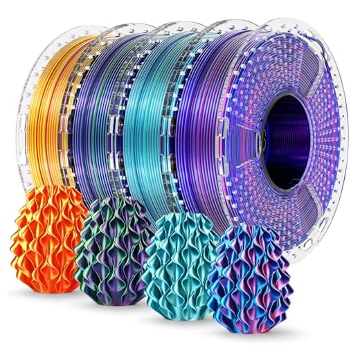 SUNLU Multicolor Silk PLA+ Filament Bundle