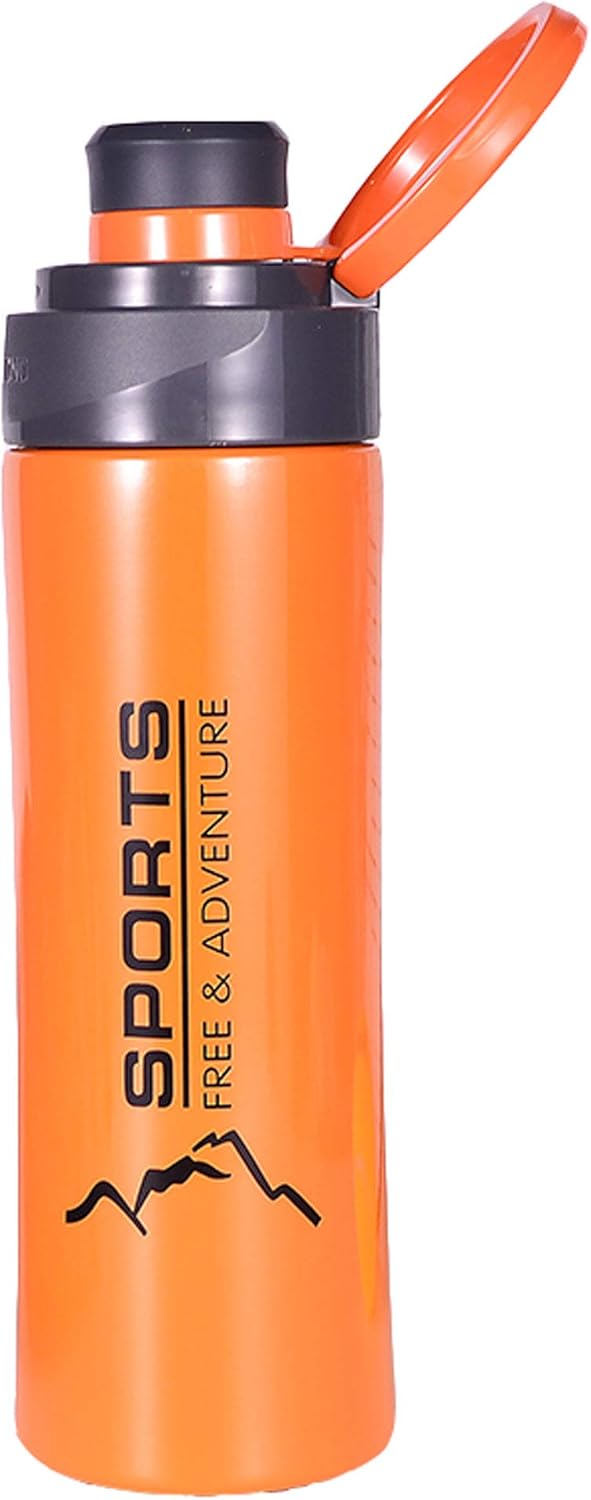 Large-capacity Men's And Women's Insulation Cup Sports Kettle Outdoor Camping Ride Stainless Steel Tea Cup Portable Students With Covered Water Cup