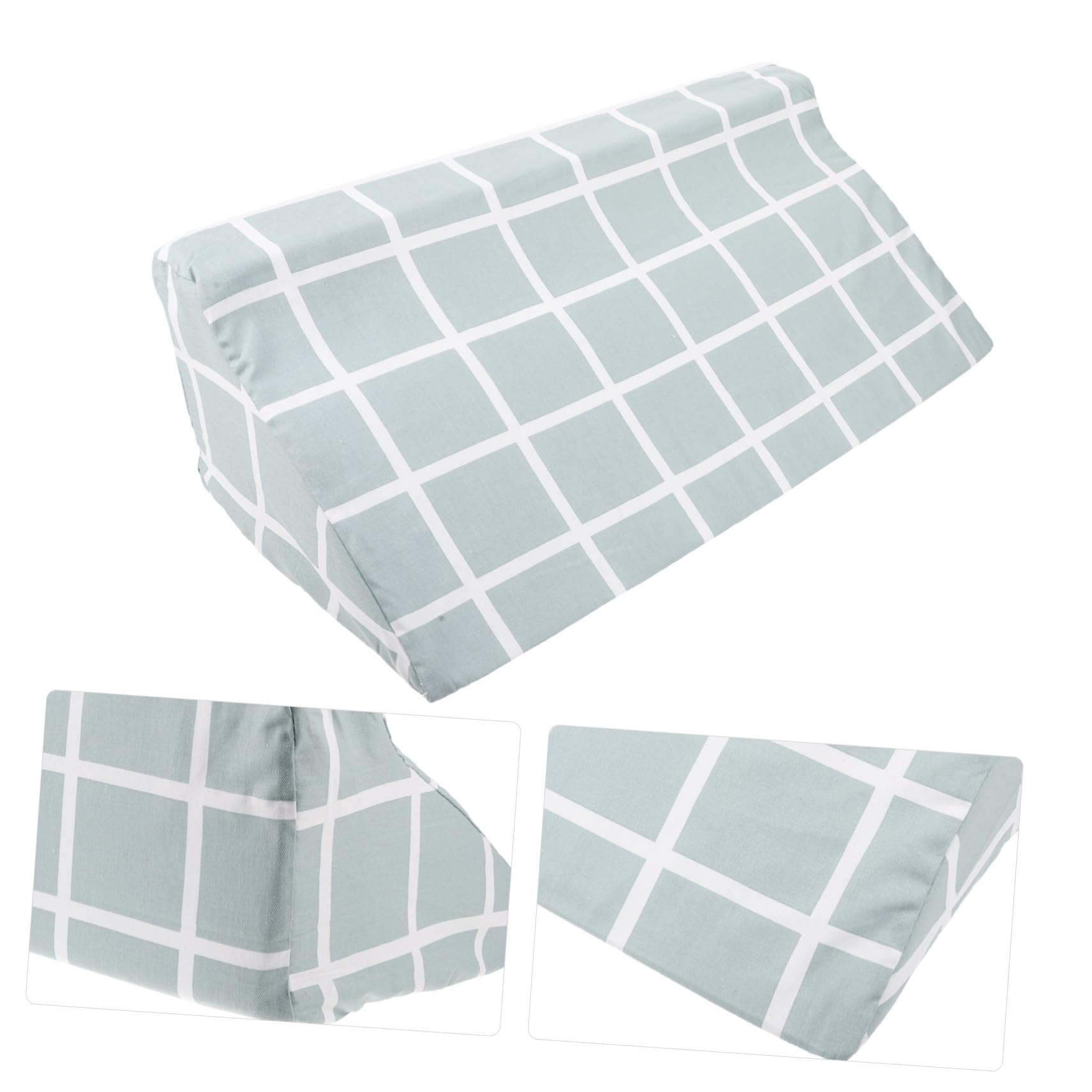 Almohada de Cuña Triangular para Cama Corporal 50x25x15 Cm, Cojín de Posicionamiento de Espuma de Alta Densidad, Soporte Ergonómico para Pacientes y Personas Mayores, Uso