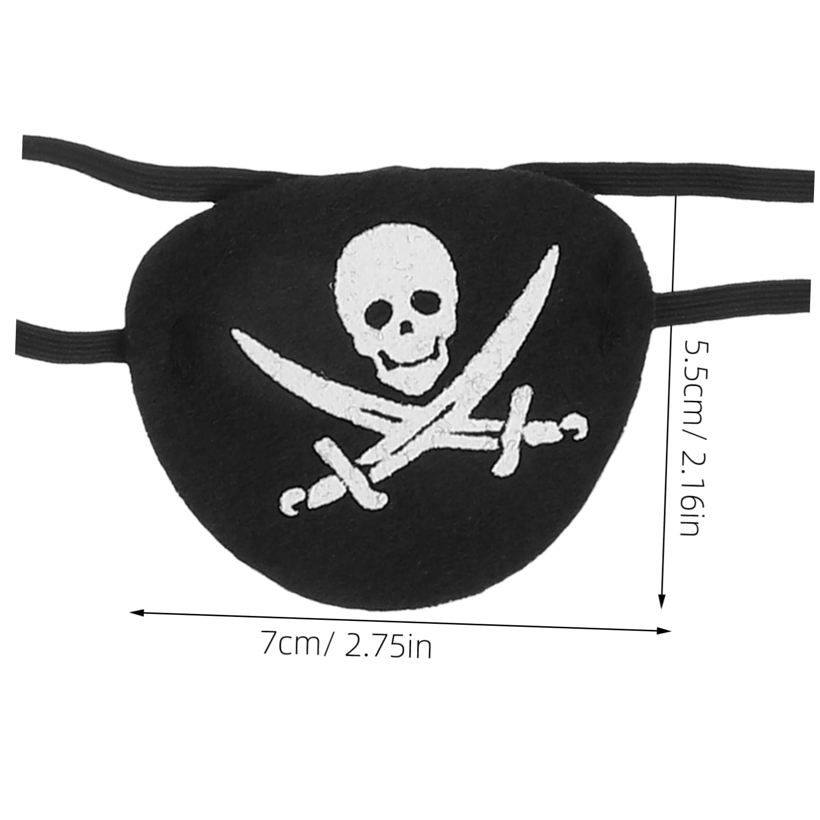 VANZACK 1Set Pirate Costume Wig with Eye Patch and Beard for Halloween Cosplay Reusable Lightweight Accessories for Parties Festivals and Themed Events for Pirate Outfits