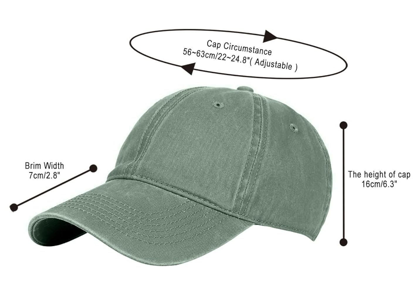 ◆SATUR◆ Vintage casual ball cap vintage gray SA243UAP01GR SATUR Vintage Casual Ball Cap – Dot & Line Store