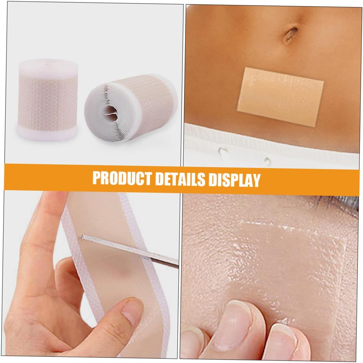 Cuttable Scar Cover Patch 1 Roll Silicone Gel Beige Skin Sticker