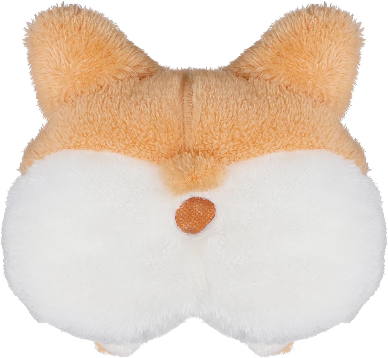VOSAREA Tissue Box Cover Soft Adorable Corgi Butt Shaped Creative Storage Bag Hanging Pouch Tissue Box Wrapper Paper Organizer Dispenser for Car Home Bathroom Vanity Countertop Tabletop