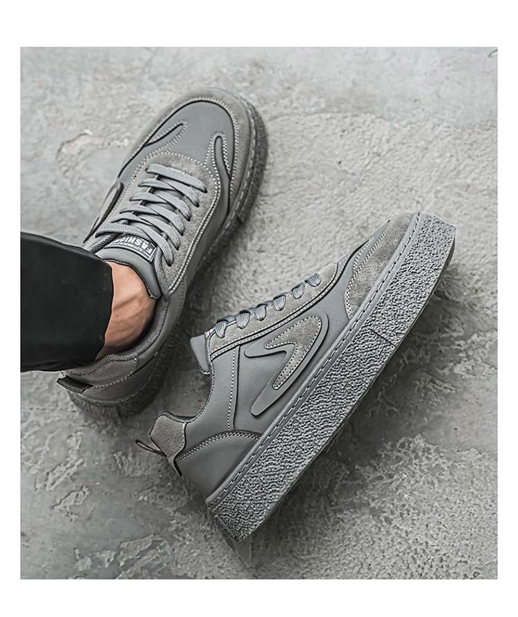 Men's Thick-Soled Casual Sports Low-top Canvas Shoes3