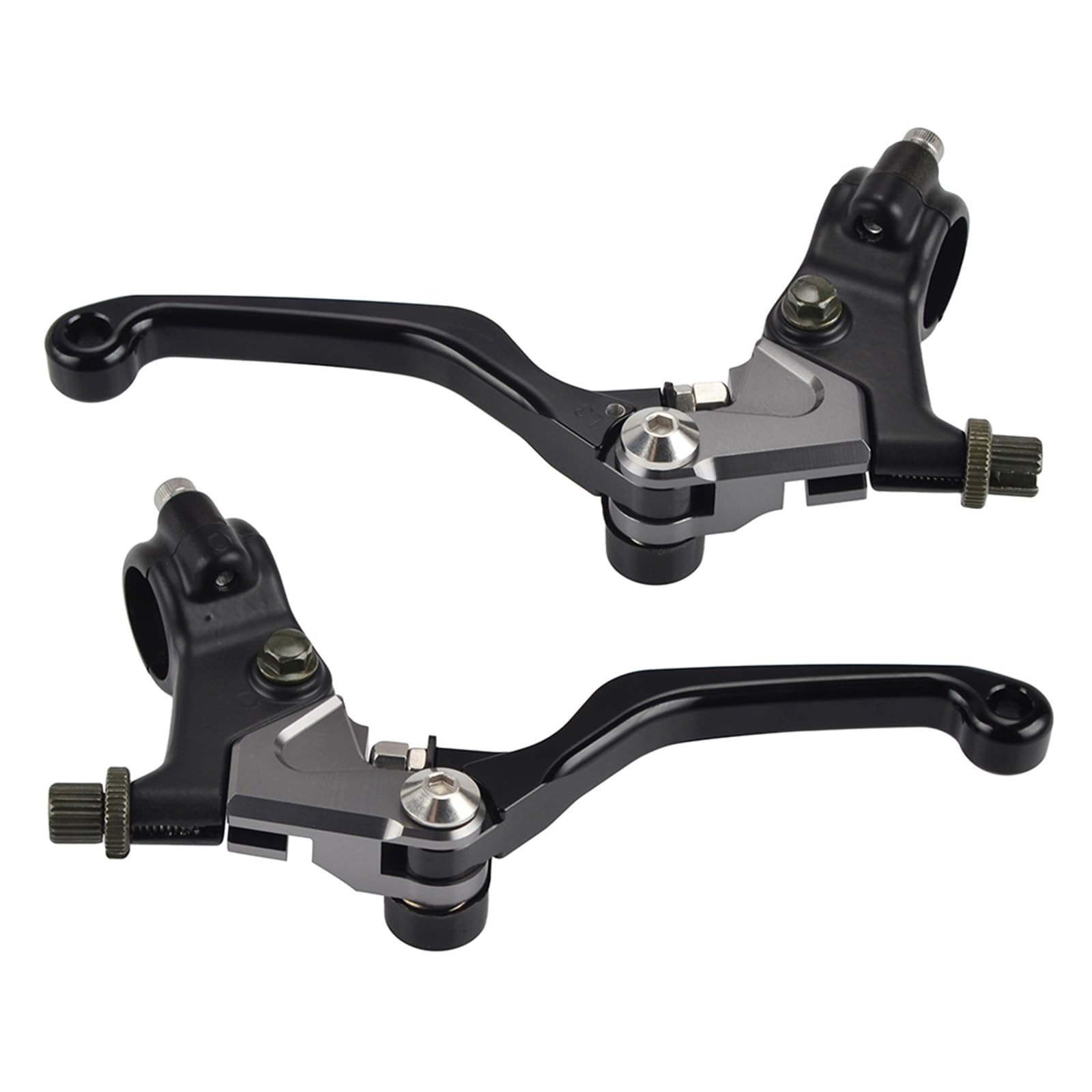 IUKMR Motorcycle Clutch Brake Lever for CRF100F for CRF70F for CRF80F XR250 XR250R XR250L XR500 XR80R Brake Clutch Lever(Set Black)