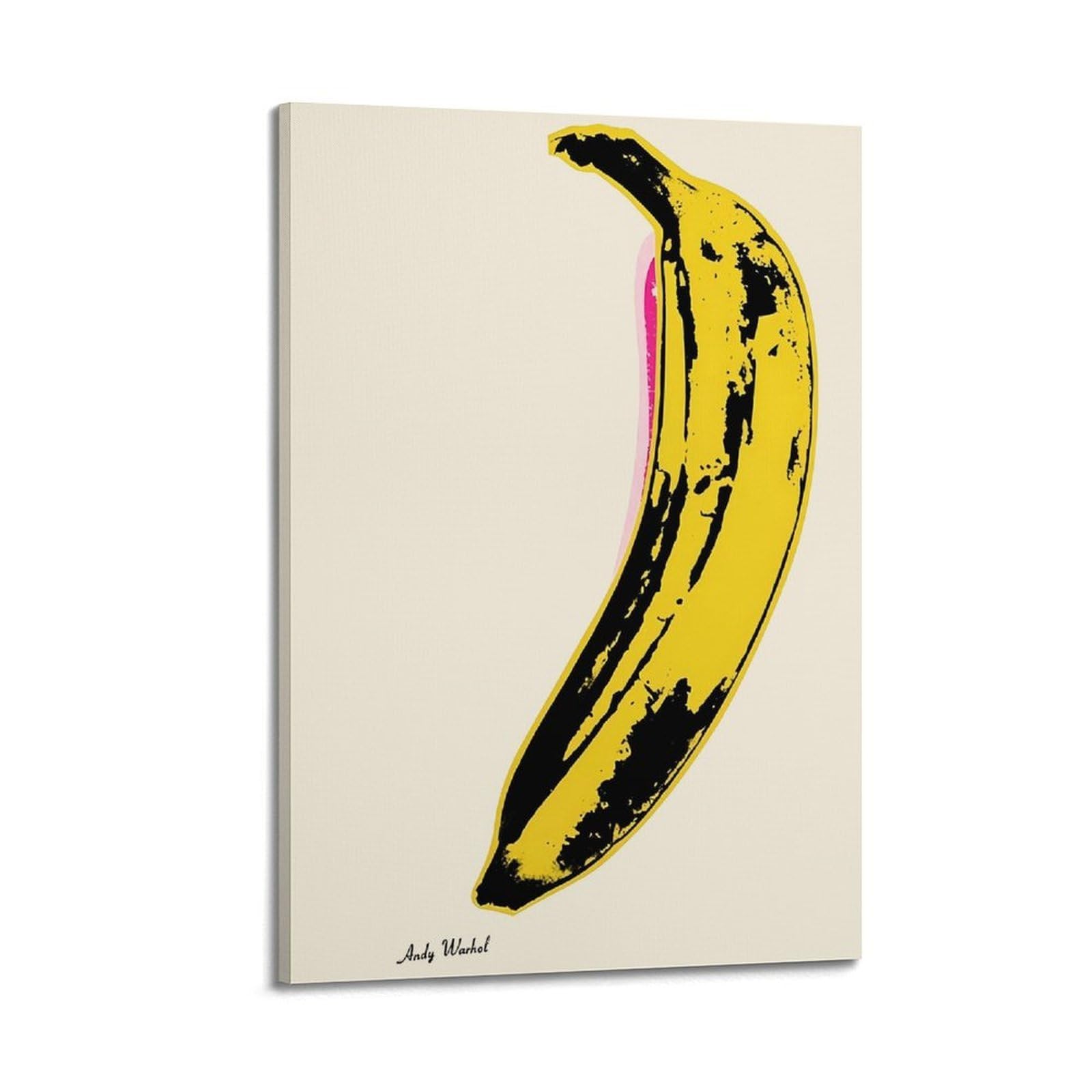 JoenTdrn Andy Warhol Prints Aesthetic Canvas Wall Art Print Home Decor for Bedroom Living Room08x12inch(20x30cm) Frame-style