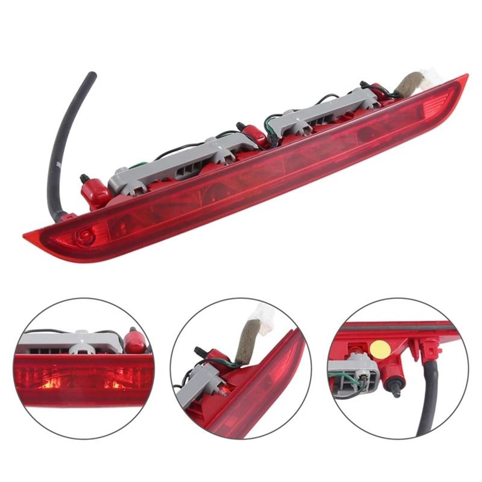 Terza Luce Stop 927001R200 Terza Lampada Freno Posteriore 3RD High Mount Per Hyundai Per Accent Per Hatchback 2012-2017 92700-1R200 Terza Luce Freno Posteriore